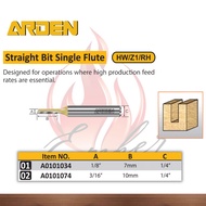 ARDEN Straight Bit Single Flute Taiwan Router Bits Slotted Knife Metric