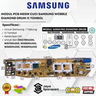Modul PCB Mesin Cuci Samsung WOBBLE Diamond Drum 13 Tombol WA70H4200 WA75H4200 WA80H4200 WA85H4200 W