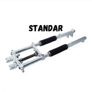 Shock Upside Down Depan Crf Dtracker Klx 150 Aluminium Cnc USD Shockbreaker Up Side Down Dtracker 15