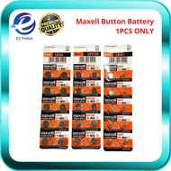 Maxell LR44 LR1130 LR41 Battery 𝗟𝗢𝗡𝗚 𝗟𝗔𝗦𝗧𝗜𝗡𝗚 Calculator Bateri Kalkulator 1.5V EZ