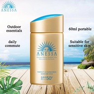 [แท้100%/พร้อมส่ง]ญี่ปุ่น กันแดดชิทอง Shiseido anessa perfect ครีมกันแดดสูตรน้ำนมชิทอง 60ml/90ml