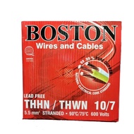 Boston THHN THWN Stranded Wire #10 10/7 5.5mm² 150m/box