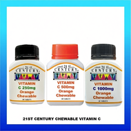 21ST CENTURY VITAMIN C BOLEH DIKUNYAH / 21ST CENTURY CHEWABLE VITAMIN C 250MG / 500MG / 1000MG