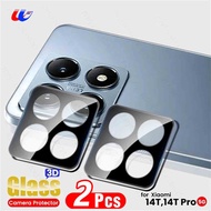 เคส Xiaomi14TPro ตัวปกป้องกล้องถ่ายรูปโค้งกระจก3D 2ชิ้นสำหรับ Xiaomi 14 T 14 T Pro T14 14TPro 5G Xia