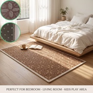 Japanese Style Bamboo Tatami Rug Thick Padded Cooling Carpet Foldable Anti-Slip 180x260 180x220 120x
