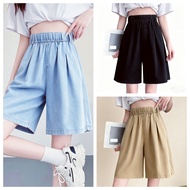 Baggy jeans shorts Hot outfits Short pants for women seluar baggy 4pockets plus size baju perempuan 