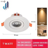 7W LED EYEBALL DOWNLIGHT ADJUSTABLE 3000K