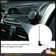 mw Portable Mini 35mm Connector Telescopic FM Radio Antenna for Car Mobile Phone