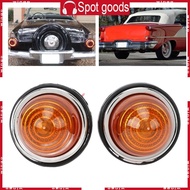 WIN 2Pcs Rear Brake Stop Light for Classical Car L594 LPB630 Replacement 72mm DC12V Auto Tail Lamp R