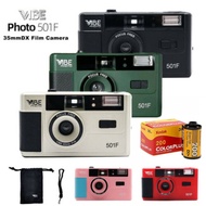 (Ready Stock) Vibe Vintage Retro 501F 35mm Reusable Film Camera