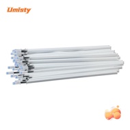 UMISTY 100 Pieces Gel Pen Refill, 0.5mm White Shell Black Iink Refill, Smooth Writing Home Supplies