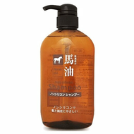 熊野油脂 - 熊野油脂 馬油無矽保濕洗髮露 600ml(4513574012752) 平行進口 馬油洗頭水 馬油洗髮水 不同版本隨機發