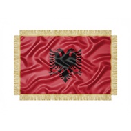 Albania Full Tassel Flag, Tc Mirror Material
