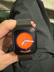 Apple Watch Series 8 (GPS) 45mm 黑色 原廠鋼錶帶