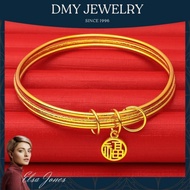 DMY Jewelry Gelang Emas Asli Ada Surat Toko Amulet Kekayaan Asli - COD