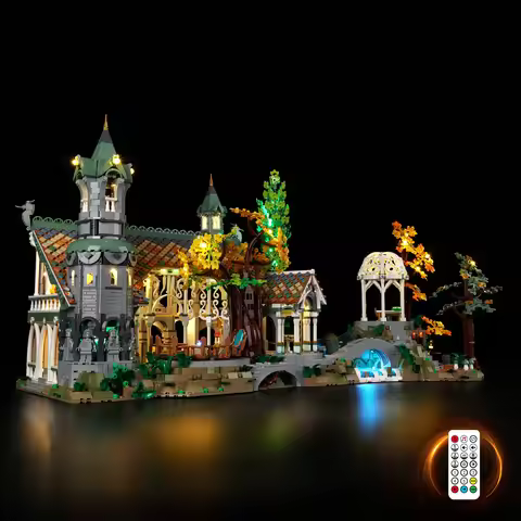 Kyglaring LED Light Kit suitable for Lego 10316 THE LORD OF THE RINGS: RIVENDELL Decorative Lamp Not