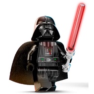 Original Lego Star Wars - Darth Vader (Traditional Starched Fabric Cape, White Head, Frown 75368 753