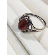 (R245) ANDERSON NATURAL GEMSTONE S925 SILVER RETRO ADJUSTABLE RING 安德森天然宝石 S925 银可调节复古戒指 CINCIN PERAK BATU PERMATA