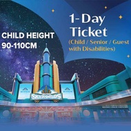 RWG - Genting SkyWorlds Theme Park – Child (90 – 110 cm)  / Senior(Above 60 years) / Guest Disabilities  - 1 Day Ticket (Peak Rate: Fri, Sat, PH eve, PH)