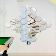 Hexagonal Acrylic Wall Decoration Mirror Wall Stickers