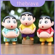 Creative Crayon 6pcs Shin Chan Pinch Belly Model Pendant Set For Kids Adults