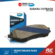 BENDIX BRAKE PAD SUBARU OUTBACK FRONT 2013-2019 DB1722 Outback 1set