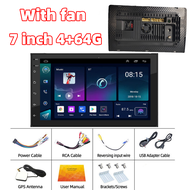 (4+64G) 7/9/10นิ้ว2din Android 13 รถวิทยุเครื่องเล่นมัลติมีเดีย เครื่องเล่นวิทยุ FM GPS นำทาง,สเตอริ