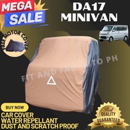 DA17 MINIVAN HIGH QUALITY CAR COVER - WATER REPELLANT, AND DUST PROOF - WITH FREE MOTOR COVER