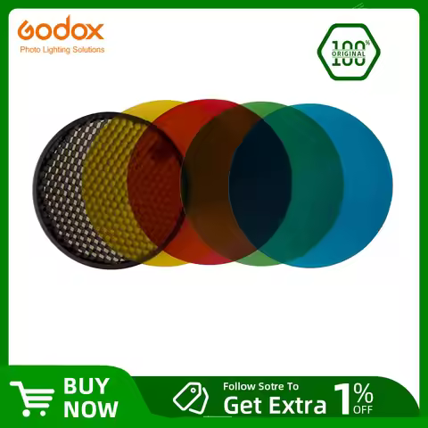 Godox Ad-s11 Witstro Flash Speedlite Accessories Godox Ad180 Ad360 AD200 Filter with for Color (Red,