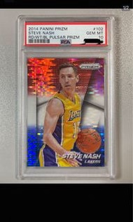 2014 Panini Prizm Steve Nash PSA10 NBA card 籃球球星卡 球員卡