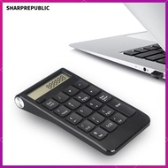 [Sharprepublic] Number Pad 2.4G Portable 2 in 1 Smart Durable Rechargeable Calculator for Accounting