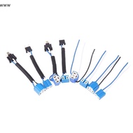 H7 H4 Car Truck Ceramic Headlight Extension Socket Adapter Plug 12V 4A