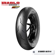 Pirelli Diablo Rosso Scooter SC 140 70 14 Soft Compound Tire Pirelli Diablo Rosso Sport
