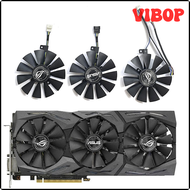 VIBOP 3FAN 88MM T129215SU Cooling Fan Replace For ASUS AREZ ROG Strix RX VEGA56 VEGA64 580 590 480 O
