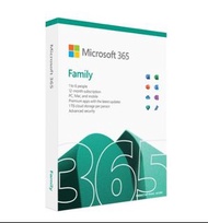 Microsoft Office 365 family plan (now until Mar2025)