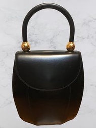 中古罕有絕版Celine立體金球星球手袋 Vintage Rare Celine Gold Globe Planet Planisphere Leather Flap Handbag