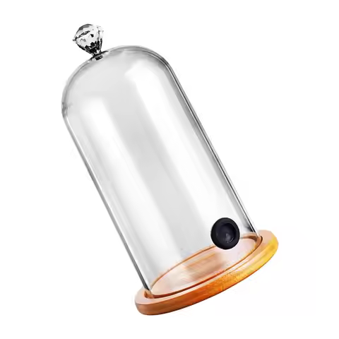1 set PC Plastic Smoke Hood Tool With Base Cocktail Smoke Lid Snack Smoking Cover For Party Kitchen 