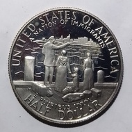 Koleksi Uang Koin Kuno Amerika 1/2 Dollar Tahun 1986 Comemmorative
