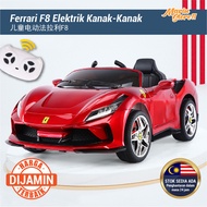 Kids Electric Ride On Ferrari F8 Kereta Budak Elektrik Ferrari F8 Elektrik Kanak-Kanak 儿童电动法拉利F8 F41
