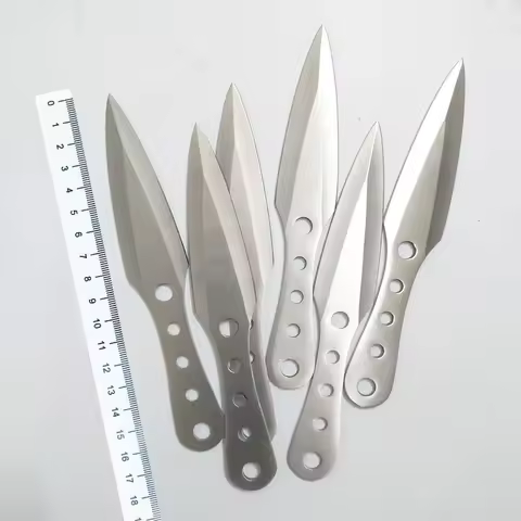 No Cutting Edge Training Knife with Hole Stainless Steel Pri Practice Knife Balisong Butterfly CSGO 
