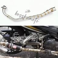 LC135 51MM EXHAUST MANIFOLD 51MM S.STEEL EXHAUST PIPE