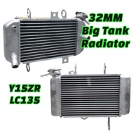 Yamaha Radiator Y15ZR LC135 Racing Big Size Radiator 32MM Tangki Air Besar Coolant Tank