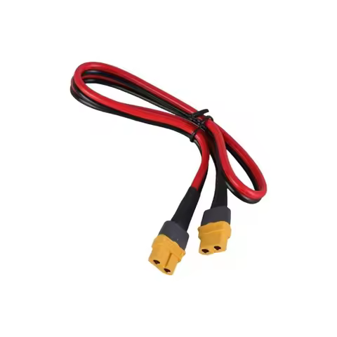 U75A 1PCS XT60 Female to XT60 Female Plugs Extension Cable Leads Silicone Wire 12AWG