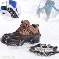 LUOLVTH Ice Shoes Spike Shoe Cover Hikin Cleats Grippers Climbing