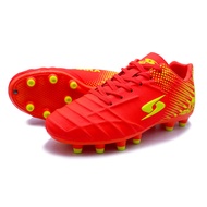 HARA ไซส์ใหญ่46 รองเท้าสตั๊ด รองเท้าฟุตบอล รุ่น F24 สีแดง
