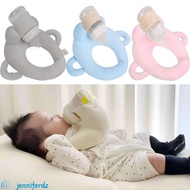 JENNIFERDZ Self Feeding Baby Bottle Holder, Adjustable Hands Free Newborn Feeding Pillow, 2 Side Han