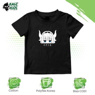 KANNA PEEKER MISS KOBAYASHI'S DRAGON DAGON MAID Children's Distro T-shirts for Boys and Girls Anime 