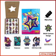 Fancy Cartoon Eraser 48pcs/box / Fancy Eraser Cartoon Pokemon Go / Team / Flag / Eraser Children / K