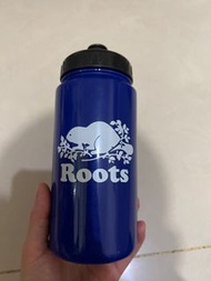 全新 Roots 經典藍 水壺 冷水壺 台灣製  500ml 運動水壺 腳踏車可放