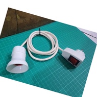 AEBDG HANGING LAMP FITTING + LAMP SWITCH PLUG + 10 METER 5 METER CABLE - Hanging fitting + Brass Gro